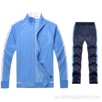 Wholesale em branco jogging tracksuit suit terno feito sob encomenda feitos de treinos de sweatsuit